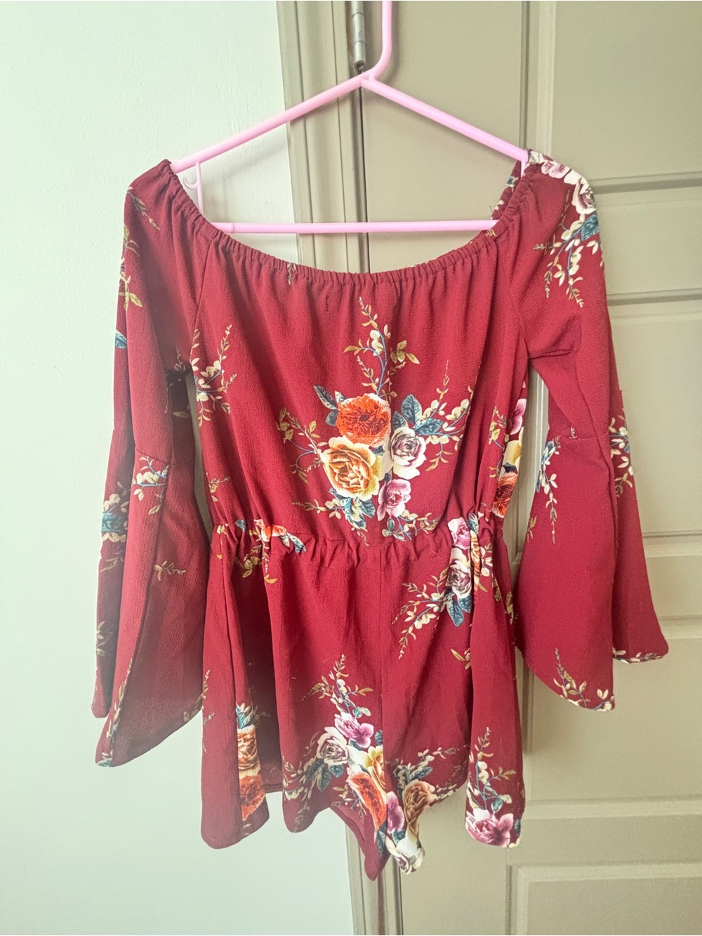 Off Shoulder Romper